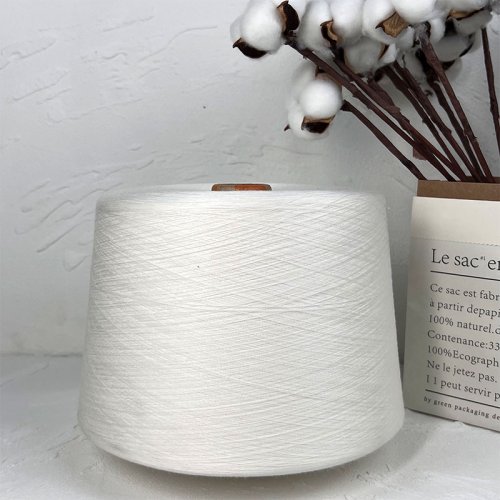 Premium 100% Cotton Yarn: NE 32/1 Combed Compact Spun, Raw White