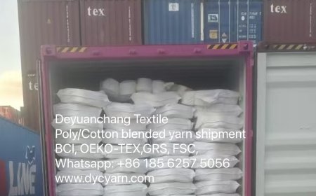 Polyester Cotton Blended Yarn Exporting